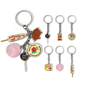 Mềm men tùy chỉnh kim loại dễ thương Charm Mặt dây chuyền Mexico Kẹo Hỗn hợp Keychain - Product Image 5