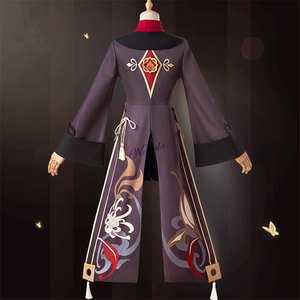 Genshin Impact Hutao <span class=keywords><strong>Cosplay</strong></span> Costume Uniforme Perruque <span class=keywords><strong>Cosplay</strong></span> Anime Jeu <span class=keywords><strong>Hu</strong></span> <span class=keywords><strong>Tao</strong></span> Style Chinois Costumes d'Halloween pour Femmes - Product Image 2