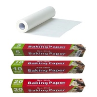 Papier sulfurisé anti-humidité et anti-graisse, rouleau de papier cuisson double face enduit de silicone pour sandwichs