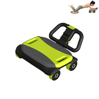 ZJ Wholesale Body Building Abdominal Exercise Machine Elbow Support Abs Slider Automatic Rebound AB Wheel for Core Strengthening