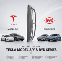 Plaque de protection antichoc pour Tesla Model Y 2020-2025, protection inférieure avant contre les graviers, avec design de ventilation thermique