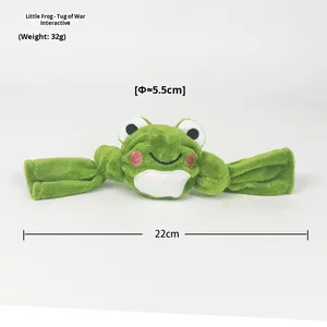 LC لعبة مضغ الكلب الكرة TPR الصديقةالصديقةصوت دائم سلالات صغيرة/كبيرة بنكهة الدجاج نمط مخطط 40 جم - Product Image 6