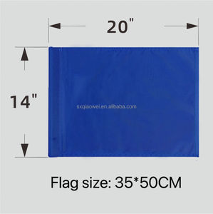 Bandera de <span class=keywords><strong>golf</strong></span> en blanco con inserto de tubo de plástico Banderas de agujero de <span class=keywords><strong>golf</strong></span> de nylon para imprimir logotipo bordado - Product Image 5