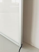 Panneau lumineux LED en acrylique transparent flexible et mince, température de couleur réglable, économie d'énergie, longue durée de vie, IRC>80