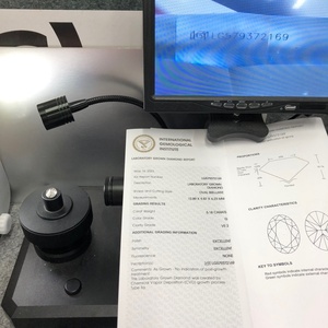 เครื่องประดับเมสซี่ เพชรสังเคราะห์สีขาว 5.18 กะรัต G VS2 ทรงรี เพชร CVD - Product Image 3