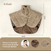 Graphene Heated Shoulder Wrap Blanket, USB Powered 3 Heat Settings Neck Warmer, Super Soft for Office Home Travel
