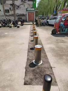 Traffico stradale dissuasori inox Post barriera di parcheggio Pop-up retrattile acciaio telescopico dissuasori prezzi automatici - Product Image 6