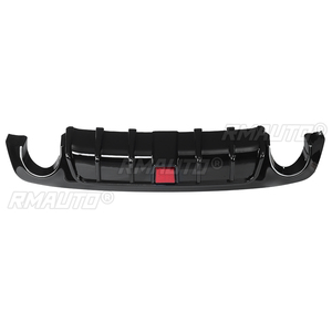 High Quality Rear Bumper Shark Fin <b>Diffuser</b> Spoiler W/ <b>LED</b> Indicator <b>Light</b> for Infiniti Q50 2018-2019 Chassis Spoiler Deflector - Product Image 3