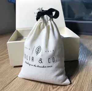 Biểu Tượng Tùy Chỉnh In Bông Lanh Nến Xà Phòng Pouch Sinh Thái Thân Thiện Với Quà Tặng Dây Kéo Túi