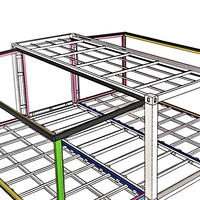 Maison conteneur pliable et extensible, maison modulaire préfabriquée, structure en acier, panneaux sandwich, intérieur moderne pour habitation résidentielle