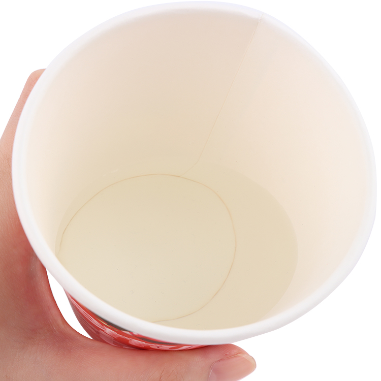 Disposable eco friendly custom Christmas drink Paper Cups With LogoPopular