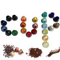 Ensemble complet de capsules de café en aluminium comprenant une machine de scellage manuelle de type mini/une plaque de remplissage et des gobelets Nespresso vides