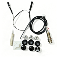 Sistem Pickup Gitar Akustik Aktif B-BAND dengan Preamp EQ 3-Band, Kit Pickup Gitar Lengkap untuk Gitar Akustik Senar Baja