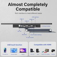 De All-in-One desktop-pc, uitgerust met een ARM RK3399 processor, geniet van snellere bewerking met 4GB LPDDR4x RAM en 64GB opslag.
