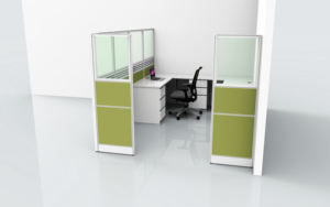 모듈형 사무용 가구 2 4 <span class=keywords><strong>6</strong></span> 8인용 큐비클 워크스테이션 책상 직원용 큐비클 파티션 워크스테이션 학교 사무실용 - Product Image 2