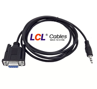 Cable Serial DB9 Hembra a TRS 3.5mm Macho, Blindado e Impermeable, de Primera Calidad, para Computadora e Impresora