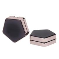 Boîte compacte cosmétique vide en plastique ABS écologique de 15 g, ronde, à pression, pour fond de teint BB, emballage de maquillage personnalisé