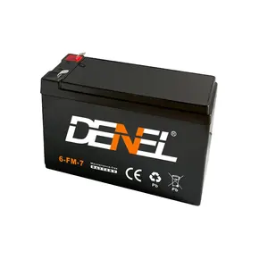 Batterie de démarrage sans entretien SLA 6v 7ah utilisée pour la batterie de voiture jouet moto