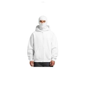 Sudaderas con capucha de felpa de algodón 100% de colores, estilo ninja, gruesas, informales, transpirables, unisex, precio al por mayor. - Product Image 1