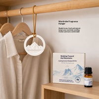 Coffret Cadeau Parfum Montagne enneigée – Tablettes Parfumées en Gypse – Désodorisant Pratique pour Voiture – Cadeau Idéal à Accrocher