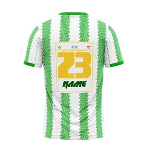 Séchage rapide respirant Polyester col rond Pro Club T-shirts transferts de chaleur rétro Sport Jersey homme Football T-shirt - Product Image 2