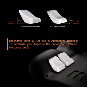 PlayVital Mix Version - Kit de Mejora de Botones Traseros Blancos, Agarre Mejorado, Protección de Botones para Steam Deck LCD/OLED - Product Image 6