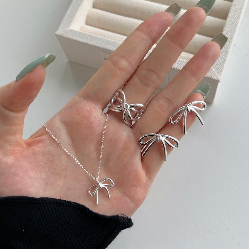 Fashion Korean Style Wholesale Fine Jewelry Set 925 Sterling