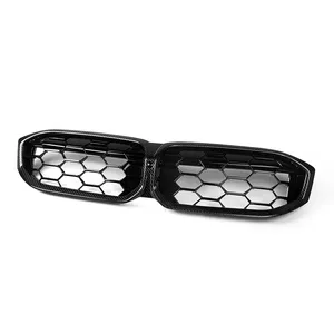 กระจังหน้าคาร์บอนไฟเบอร์แท้สำหรับรถยนต์ BMW ซีรีส์ 3 รุ่น G20 G21 LCI ปี 2023 ขึ้นไป ยี่ห้อ OLIVER - Product Image 1