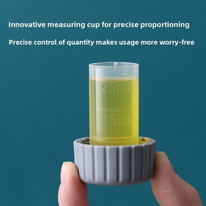 वायवीय पंखे के आकार के मैनुअल कार वॉश फोम स्प्रेयर एसिड अलकाली प्रतिरोधी रसोई सफाई ग्लास स्प्रे बोतल कीटाणुशोधन - Product Image 4