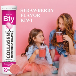 Aeglewell ABD Pazarı Efervesan Tabletler Kolajen Peptit Güzellik Ürünleri Cilt Beyazlatıcı Takviyeler Kolajen Tabletleri - Product Image 5