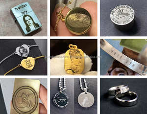 Machine de marquage laser à fibre pour bagues en argent/or et acier inoxydable 20W/30W/50W CNC de type banc, prend en charge les formats DXF/PLT/BMP/AI - Product Image 5