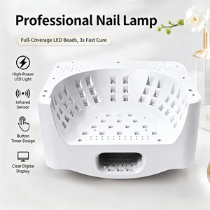 Lampe à ongles UV LED 2 en 1, double couche, double zone, séchage rapide, 4 réglages de minuterie, capteur intelligent - Product Image 4