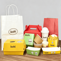 Boîte à lunch écologique en papier de qualité alimentaire pour sushis, frites, poulet frit, hamburgers – Vente en gros à prix abordable