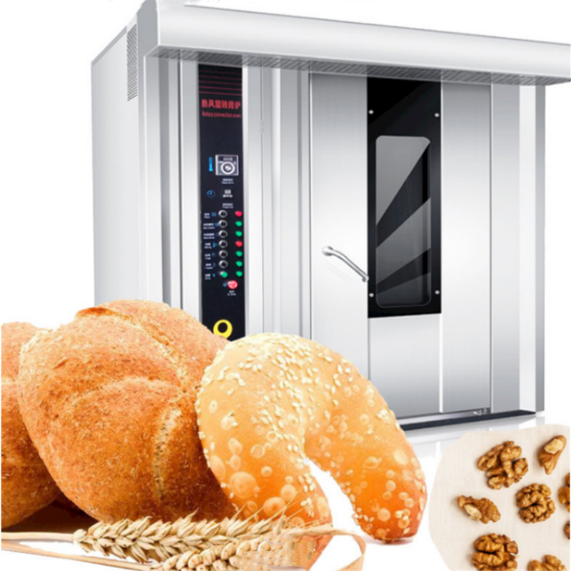 Automatic Stainless Steel Bakery Rotary Oven