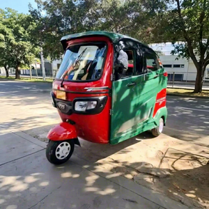 รถสามล้อไฟฟ้าสำหรับผู้โดยสาร 48V 501-800W แบบเปิดประทุน 3 ที่นั่ง โครงเหล็ก ได้รับการรับรองมาตรฐาน DOT สีดำ หลังคาสีเหลือง ความเร็ว 80 กม./ชม. ระยะทางวิ่ง 70-90 กม. - Product Image 1