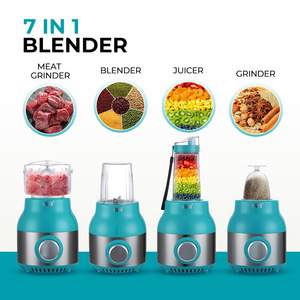 Licuadora Multifuncional Winning Star para Uso Doméstico, Resistente a Caídas, Exprimidor, Picadora de Carne, Licuadora, Molinillo, 7 en 1 - Product Image 4