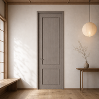 Porte intérieure moderne en MDF pour chambre à coucher, finition bois naturel, 30x80 pouces, porte en MDF
