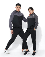 Tuta da ginnastica firmata per donna perdita di peso boxe palestra allenamento giacca manica lunga dimagrante Fitness Body Shapewear Plus Size