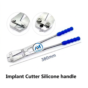 Pince coupante à fil large en acier inoxydable Al Mida Healthcare, coupe-épingles de Kirschner, poignée en silicone, instrument de chirurgie orthopédique - Product Image 4