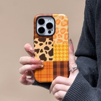 Nouvelle coque de protection antichoc magnétique souple à imprimé léopard pour iPhone 17 Pro Max 16 Pro Max 15 14 Automne Hiver