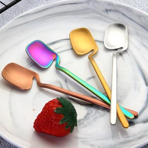 Thân Thiện Với Môi 304 Thép Không Gỉ Bộ Đồ Ăn 4 Mảnh Thiết Lập Cá Tính Treo Tường Tây Treo Cốc Dao Muỗng Nĩa Bộ Đồ Ăn - Product Image 2