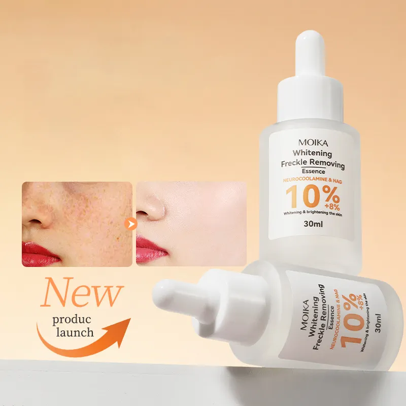 Private Label Ceramide Whitening Freckle Serum Remove Melasma Dark Spots Face Whitening Serum with Vitamin C