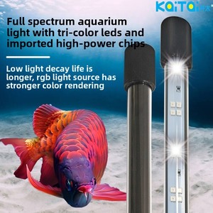 ไฟตู้ปลา LED รุ่นใหม่ T8 ปี 2025 อัพเกรดแล้ว, ไฟใต้น้ำแบบสองแถวสำหรับตู้ปลา, โคมไฟกันน้ำสำหรับปลานิล/ปลานิลหางเหลี่ยม - Product Image 2