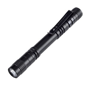 Mini linterna LED con pilas AAA, luz portátil tipo bolígrafo, alta intensidad, uso en exteriores y en el hogar, cuerpo de aleación de aluminio - Product Image 2