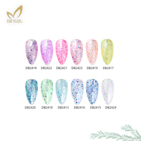 Vernis à ongles gel UV DZ Nail Art Salon, facile à retirer, échantillon gratuit, OEM, marque privée, couleur pailletée