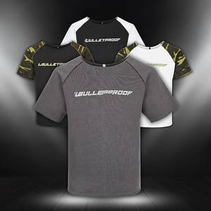 メンズオーバーサイズ100% コットンジムTシャツ厚手ニット生地キャラクター柄ラグトップスタイル - Product Image 6