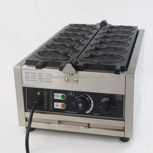 Máquina Comercial de Taiyaki para Helado WeWork con Forma de Pez de Boca Cerrada Waflera Eléctrica para Waffles de Pescado Taiyaki - Product Image 3
