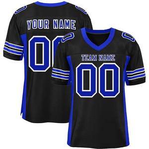 Nhà Máy Bóng Đá Mỹ Mặc Người Đàn Ông Thoáng Khí Tùy Chỉnh Thăng Hoa Raider Màu Xanh T Áo Sơ Mi Bóng Đá Mỹ <span class=keywords><strong>Jersey</strong></span> - Product Image 5