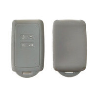 Housse de clé en silicone pour Clio Megane, étui pour carte intelligente, anti-rayures, pour Clio Megane, pour Renault