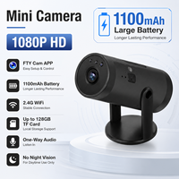 Cámara de Seguridad Doméstica Mini Wistino, 1080P HD, WiFi 2.4G, Batería de 1100mAh, Cámara Inalámbrica para Interiores